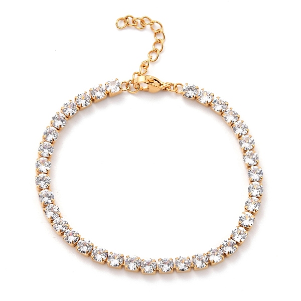 PandaHall 304 Stainless Steel Rhinestone Strass Chain Bracelets, Rhinestone Cup Chains, with Lobster Claw Clasps, Crystal, Golden, 6-3/4..., Clear
PandaHall 304 Stainless Steel Rhinestone Strass Chain Bracelets, Rhinestone Cup Chains, with Lobster Claw Clasps, Crystal, Golden, 6-3/4..., Clear