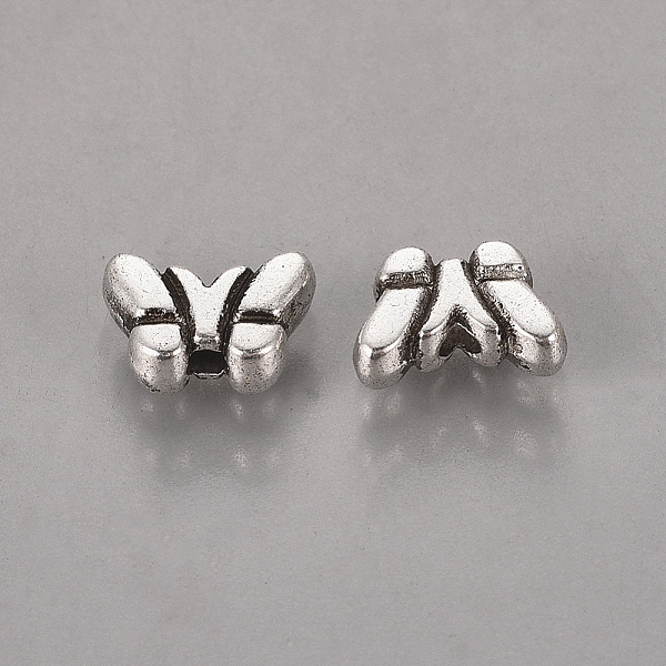 PandaHall Tibetan Style Alloy Beads, Cadmium Free & Nickel Free & Lead Free, Butterfly, Antique Silver, about 5mm long, 8mm wide, 3mm thick...
PandaHall Tibetan Style Alloy Beads, Cadmium Free & Nickel Free & Lead Free, Butterfly, Antique Silver, about 5mm long, 8mm wide, 3mm thick...
