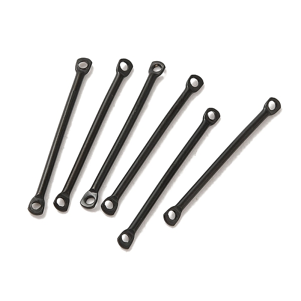 PandaHall 304 Stainless Steel Connector Charms, Bar Links, Black, 25x2.5x1.2mm, Hole: 1.2mm 304 Stainless Steel Stick
PandaHall 304 Stainless Steel Connector Charms, Bar Links, Black, 25x2.5x1.2mm, Hole: 1.2mm 304 Stainless Steel Stick
