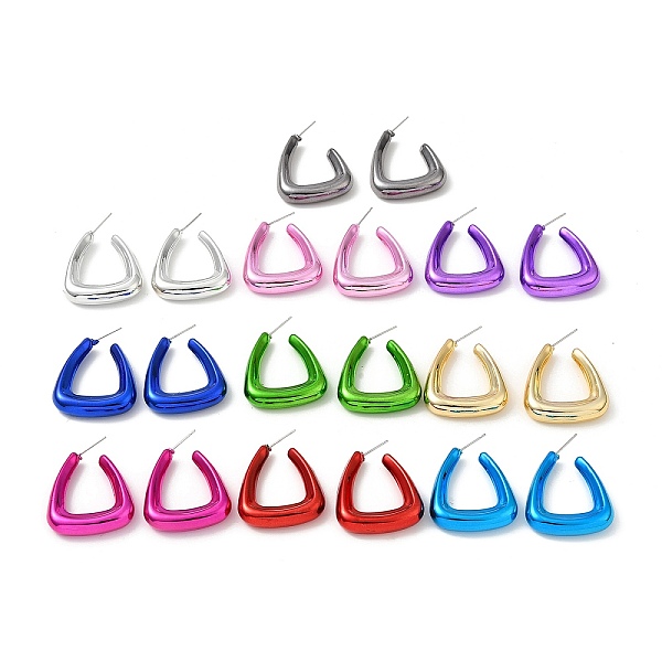 PandaHall Triangle Acrylic Stud Earrings, Half Hoop Earrings with 316 Surgical Stainless Steel Pins, Mixed Color, 33x7mm Acrylic Teardrop..., Multicolor
PandaHall Triangle Acrylic Stud Earrings, Half Hoop Earrings with 316 Surgical Stainless Steel Pins, Mixed Color, 33x7mm Acrylic Teardrop..., Multicolor