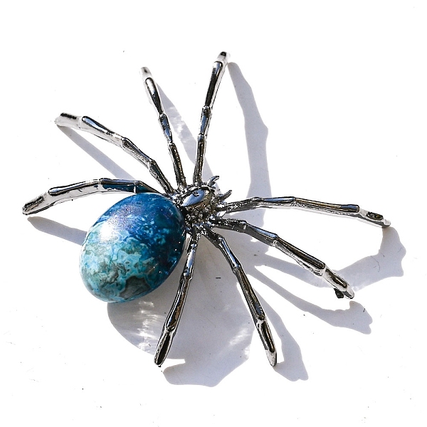 PandaHall Natural Picasso Jasper Display Decoration, with Metal Spider Shape Holder, for Home Desktop Decoration, 48x55mm Picasso Jasper...
PandaHall Natural Picasso Jasper Display Decoration, with Metal Spider Shape Holder, for Home Desktop Decoration, 48x55mm Picasso Jasper...