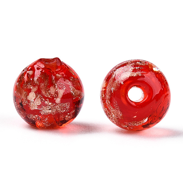PandaHall Luminous Handmade Gold Sand Lampwork Beads, Glow in the Dark, Round, Red, 9.5~10x8.5~9.5mm, Hole: 1.4~1.6mm Lampwork Round Red
PandaHall Luminous Handmade Gold Sand Lampwork Beads, Glow in the Dark, Round, Red, 9.5~10x8.5~9.5mm, Hole: 1.4~1.6mm Lampwork Round Red
