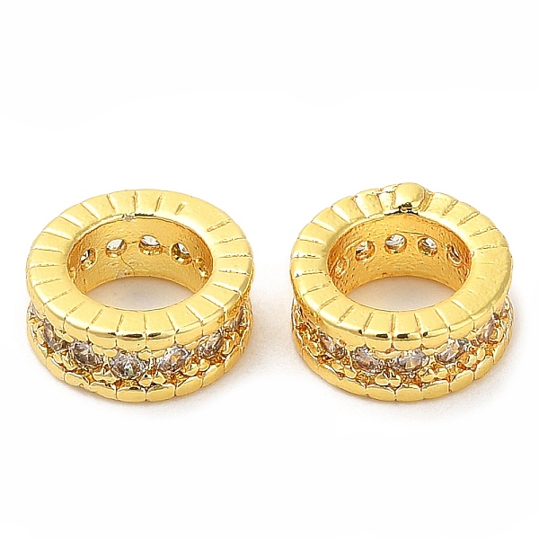 PandaHall Rack Plating Brass Micro Pave Cubic Zirconia Beads, Long-Lasting Plated, Lead Free & Cadmium Free, Column, Real 18K Gold Plated..., Clear
PandaHall Rack Plating Brass Micro Pave Cubic Zirconia Beads, Long-Lasting Plated, Lead Free & Cadmium Free, Column, Real 18K Gold Plated..., Clear
