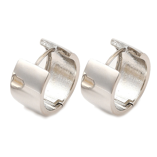 PandaHall Rack Plating Brass Plain Thick Hoop Earrings, Platinum, 17x18mm Brass Round
PandaHall Rack Plating Brass Plain Thick Hoop Earrings, Platinum, 17x18mm Brass Round