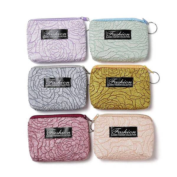 PandaHall Rose Flower Pattern Cotton Cloth Wallets, Change Purse, with Zipper & Iron Key Ring, Mixed Color, 9~9.1x11.4~11.7x1.1~11.5cm Cloth..., Multicolor
PandaHall Rose Flower Pattern Cotton Cloth Wallets, Change Purse, with Zipper & Iron Key Ring, Mixed Color, 9~9.1x11.4~11.7x1.1~11.5cm Cloth..., Multicolor