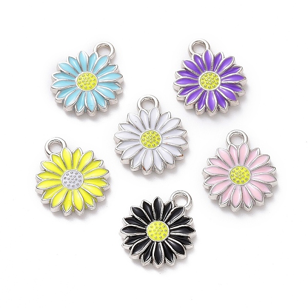 PandaHall Alloy Enamel Pendants, Daisy, Mixed Color, Mixed Color, 16x13x2mm, Hole: 2mm Alloy+Enamel Flower Multicolor
PandaHall Alloy Enamel Pendants, Daisy, Mixed Color, Mixed Color, 16x13x2mm, Hole: 2mm Alloy+Enamel Flower Multicolor
