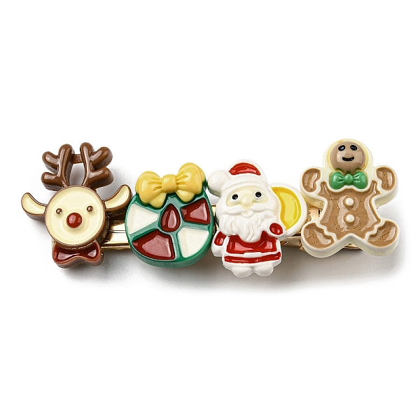 PandaHall Chistmas Theme Resin Alligator Hair Clips, with Iron Findings, Hair Accessories for Girls Women, Saddle Brown, 78x26.5x18.5mm...
PandaHall Chistmas Theme Resin Alligator Hair Clips, with Iron Findings, Hair Accessories for Girls Women, Saddle Brown, 78x26.5x18.5mm...