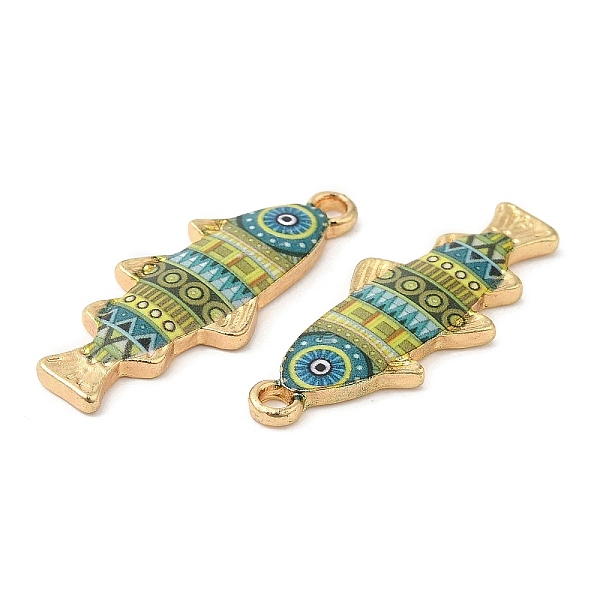 PandaHall Alloy Enamel Pendants, Cadmium Free & Nickel Free & Lead Free, Golden, Fish Charm, Dark Turquoise, 27x10.5x2.5mm, Hole: 1.8mm...
PandaHall Alloy Enamel Pendants, Cadmium Free & Nickel Free & Lead Free, Golden, Fish Charm, Dark Turquoise, 27x10.5x2.5mm, Hole: 1.8mm...