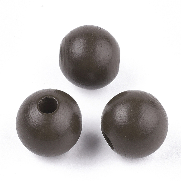 PandaHall Painted Natural Wood European Beads, Large Hole Beads, Round, Coconut Brown, 16x15mm, Hole: 4mm Wood Round Brown
PandaHall Painted Natural Wood European Beads, Large Hole Beads, Round, Coconut Brown, 16x15mm, Hole: 4mm Wood Round Brown