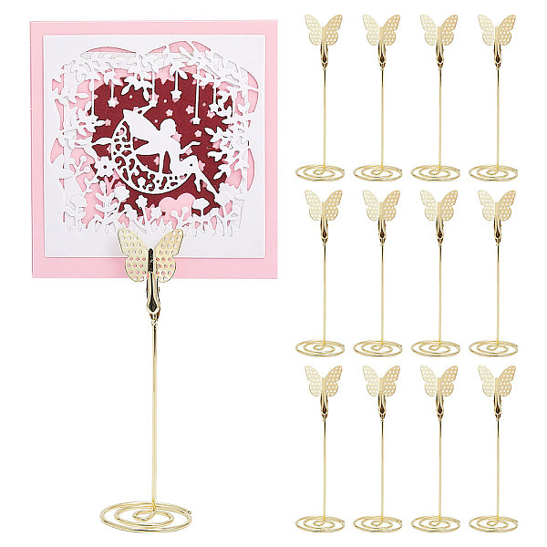 PandaHall Butterfly Memo Photo Holder, Alloy Spiral Card Holder, Golden, 42x130mm Alloy Butterfly
PandaHall Butterfly Memo Photo Holder, Alloy Spiral Card Holder, Golden, 42x130mm Alloy Butterfly