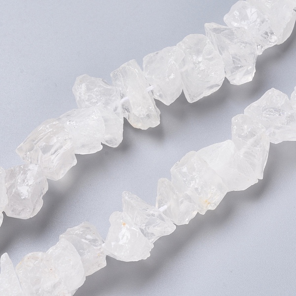 PandaHall Natural Quartz Crystal Beads Strands, Rock Crystal, Rough Raw Stone, Nuggets, 13~21x5~13mm, Hole: 1.2mm, about 23~24pcs/strand...
PandaHall Natural Quartz Crystal Beads Strands, Rock Crystal, Rough Raw Stone, Nuggets, 13~21x5~13mm, Hole: 1.2mm, about 23~24pcs/strand...