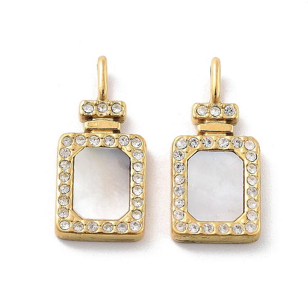 PandaHall Natural Shell Pendants, with Ion Plating(IP) 304 Stainless Steel Rhinestone Findings, Perfume Bottle Charm, Real 14K Gold Plated...
PandaHall Natural Shell Pendants, with Ion Plating(IP) 304 Stainless Steel Rhinestone Findings, Perfume Bottle Charm, Real 14K Gold Plated...