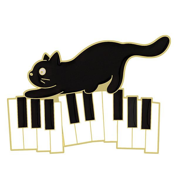 PandaHall Black Cat Enamel Pin, Golden Alloy Badge for Backpack Clothes, Musical Instruments Pattern, 21x30mm Alloy+Enamel Musical...
PandaHall Black Cat Enamel Pin, Golden Alloy Badge for Backpack Clothes, Musical Instruments Pattern, 21x30mm Alloy+Enamel Musical...