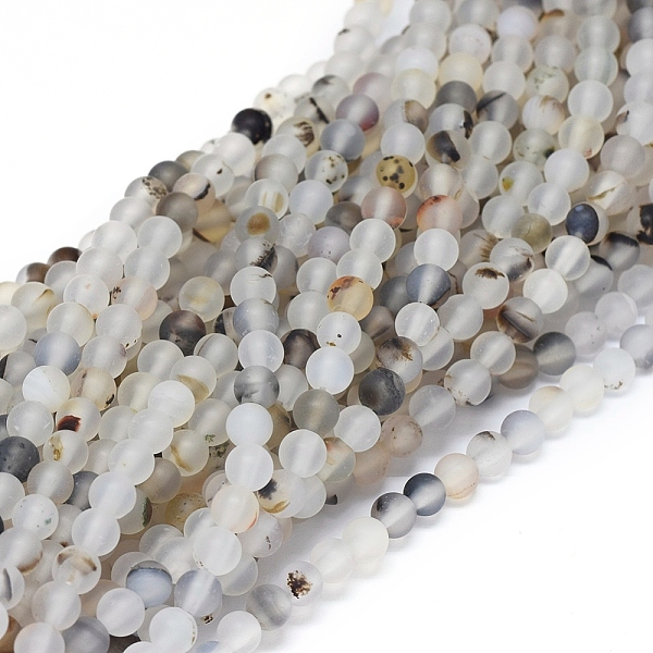 PandaHall Natural Dendritic Agate Beads Strands, Frosted, Round, 4~4.5mm, Hole: 0.6mm, about 90 pcs/Strand, 14.76 inch(37.5 cm) Dendritic...
PandaHall Natural Dendritic Agate Beads Strands, Frosted, Round, 4~4.5mm, Hole: 0.6mm, about 90 pcs/Strand, 14.76 inch(37.5 cm) Dendritic...