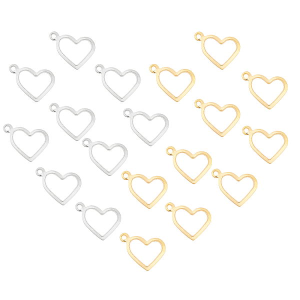 PandaHall UNICRAFTALE 100pcs Golden & Stainless Steel Color Heart Charm Hypoallergenic Metal Charms Stainless Steel Pendants Set Charm 1mm...
PandaHall UNICRAFTALE 100pcs Golden & Stainless Steel Color Heart Charm Hypoallergenic Metal Charms Stainless Steel Pendants Set Charm 1mm...