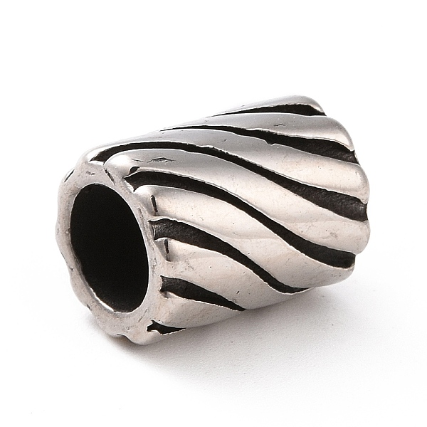PandaHall 304 Stainless Steel European Beads, Large Hole Beads, Column, Antique Silver, 12x9.5mm, Hole: 6mm 304 Stainless Steel Column
PandaHall 304 Stainless Steel European Beads, Large Hole Beads, Column, Antique Silver, 12x9.5mm, Hole: 6mm 304 Stainless Steel Column