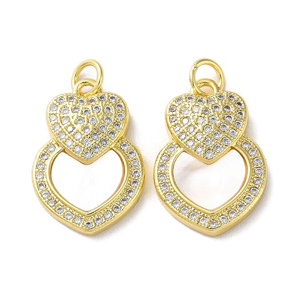 PandaHall Valentine"s Day Brass Micro Pave Clear Cubic Zirconia Pendants, with Shell, Heart, Real 18K Gold Plated, 20x14x2.5mm, Hole: 3.5mm...
PandaHall Valentine"s Day Brass Micro Pave Clear Cubic Zirconia Pendants, with Shell, Heart, Real 18K Gold Plated, 20x14x2.5mm, Hole: 3.5mm...