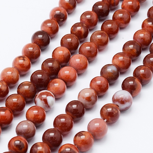 PandaHall Natural Agate Beads Strands, Dyed, Round, Peru, 8mm, Hole: 1mm, about 48pcs/strand, 15.1 inch(38.3cm) Natural Agate Round Brown
PandaHall Natural Agate Beads Strands, Dyed, Round, Peru, 8mm, Hole: 1mm, about 48pcs/strand, 15.1 inch(38.3cm) Natural Agate Round Brown