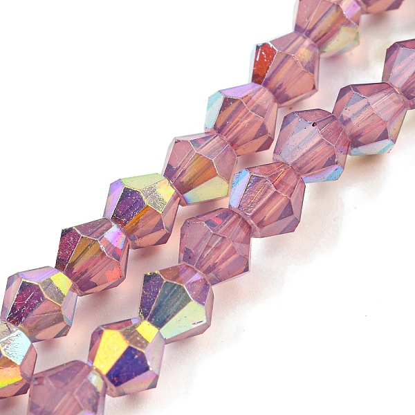 PandaHall Baking Painted Transparent Glass Beads Strands, Half Electroplate, AB Color Plated, Faceted, Bicone, Old Rose, 6x5.5mm, Hole: 1mm...
PandaHall Baking Painted Transparent Glass Beads Strands, Half Electroplate, AB Color Plated, Faceted, Bicone, Old Rose, 6x5.5mm, Hole: 1mm...