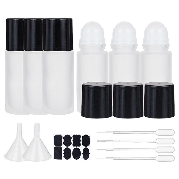 PandaHall DIY Essential Oil Bottle Kits, with Frosted Glass Essential Oil Empty Perfume Bottle, Plastic Funnel Hopper & Pipettes, Chalkboard..., Black
PandaHall DIY Essential Oil Bottle Kits, with Frosted Glass Essential Oil Empty Perfume Bottle, Plastic Funnel Hopper & Pipettes, Chalkboard..., Black