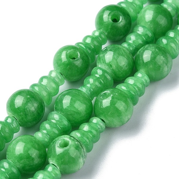PandaHall Natural Jade 3-Hole Guru Bead Strands, for Buddhist Jewelry Making, T-Drilled Beads, 16x10mm, Hole: 2~2.5mm Jade
PandaHall Natural Jade 3-Hole Guru Bead Strands, for Buddhist Jewelry Making, T-Drilled Beads, 16x10mm, Hole: 2~2.5mm Jade