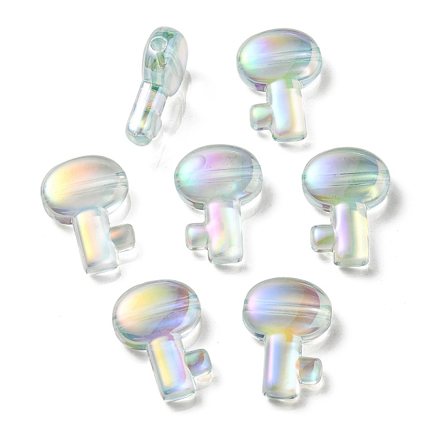 PandaHall UV Plating Rainbow Iridescent Transparent Acrylic Beads, Key, Aquamarine, 26.5x19x7.5mm, Hole: 2.7mm Acrylic Key Green
PandaHall UV Plating Rainbow Iridescent Transparent Acrylic Beads, Key, Aquamarine, 26.5x19x7.5mm, Hole: 2.7mm Acrylic Key Green