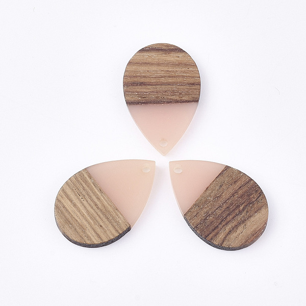 PandaHall Resin & Walnut Wood Pendants, Teardrop, Misty Rose, 28x19x3.5mm, Hole: 2mm Resin+Wood Teardrop Red
PandaHall Resin & Walnut Wood Pendants, Teardrop, Misty Rose, 28x19x3.5mm, Hole: 2mm Resin+Wood Teardrop Red