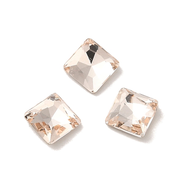 PandaHall Glass Rhinestone Cabochons, Point Back & Back Plated, Faceted, Square, Light Peach, 5x5x2mm Glass Rhinestone Square Pink
PandaHall Glass Rhinestone Cabochons, Point Back & Back Plated, Faceted, Square, Light Peach, 5x5x2mm Glass Rhinestone Square Pink