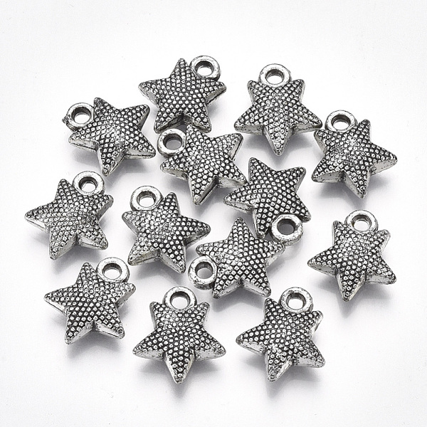PandaHall Acrylic Pendants, Star, Antique Silver, 17x15x5.5mm, Hole: 2.5mm, about 1000pcs/500g Acrylic Star
PandaHall Acrylic Pendants, Star, Antique Silver, 17x15x5.5mm, Hole: 2.5mm, about 1000pcs/500g Acrylic Star