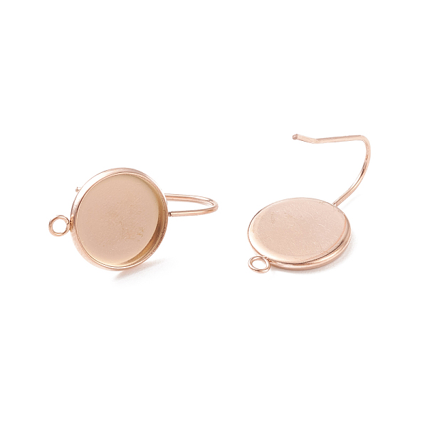 PandaHall Ion Plating(IP) 304 Stainless Steel Dangle Earrings, Cabochon Settings, with Vertical Loop, Flat Round, Rose Gold, Tray: 12mm...
PandaHall Ion Plating(IP) 304 Stainless Steel Dangle Earrings, Cabochon Settings, with Vertical Loop, Flat Round, Rose Gold, Tray: 12mm...