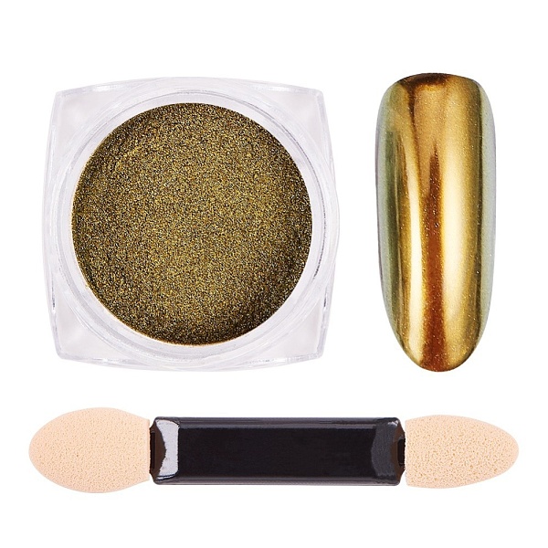 PandaHall Cat Eye Laser Powder Colorful Magic Mirror Powder, with One Brush, for Manicure Pigment Nail Decoration, Dark Khaki, 30x30x17mm..., Yellow
PandaHall Cat Eye Laser Powder Colorful Magic Mirror Powder, with One Brush, for Manicure Pigment Nail Decoration, Dark Khaki, 30x30x17mm..., Yellow