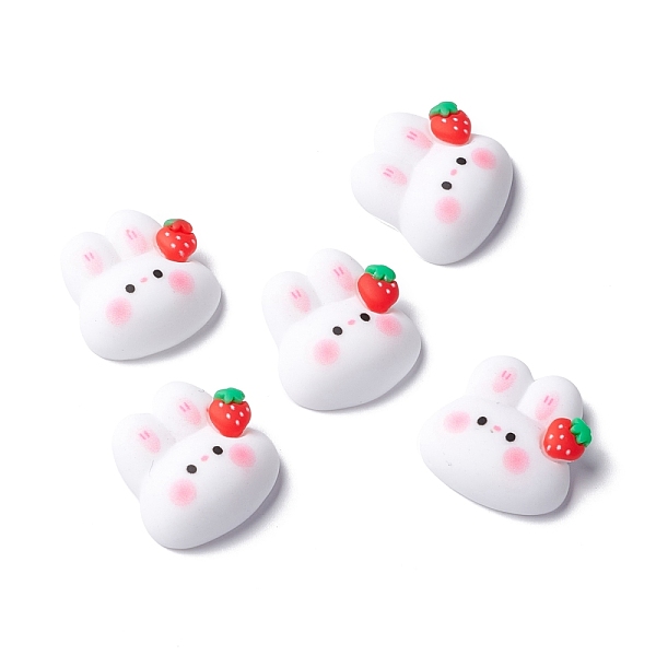 PandaHall Resin Cabochons, Rabbit Head with Strawberry, White, 20.5x21.5x7mm Resin Rabbit White
PandaHall Resin Cabochons, Rabbit Head with Strawberry, White, 20.5x21.5x7mm Resin Rabbit White