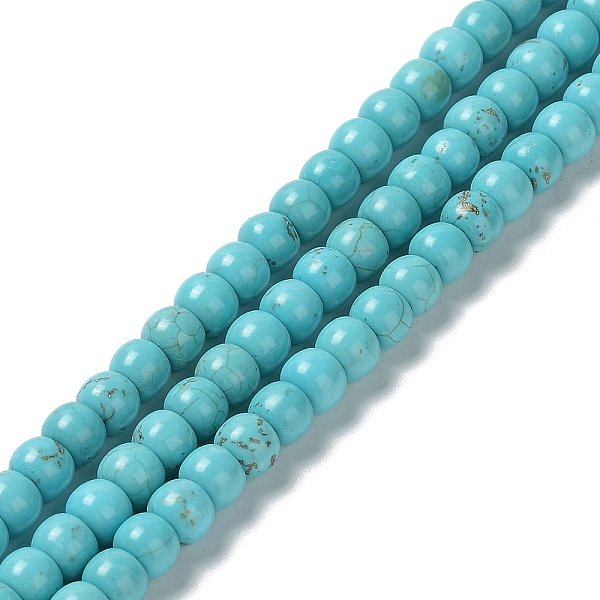 PandaHall Natural Howlite Beads Strands, Dyed, Barrel, 6~6.5x5mm, Hole: 1mm, about 79pcs/strand, 15.51~15.55''(39.4~39.5cm) Howlite Barrel
PandaHall Natural Howlite Beads Strands, Dyed, Barrel, 6~6.5x5mm, Hole: 1mm, about 79pcs/strand, 15.51~15.55''(39.4~39.5cm) Howlite Barrel