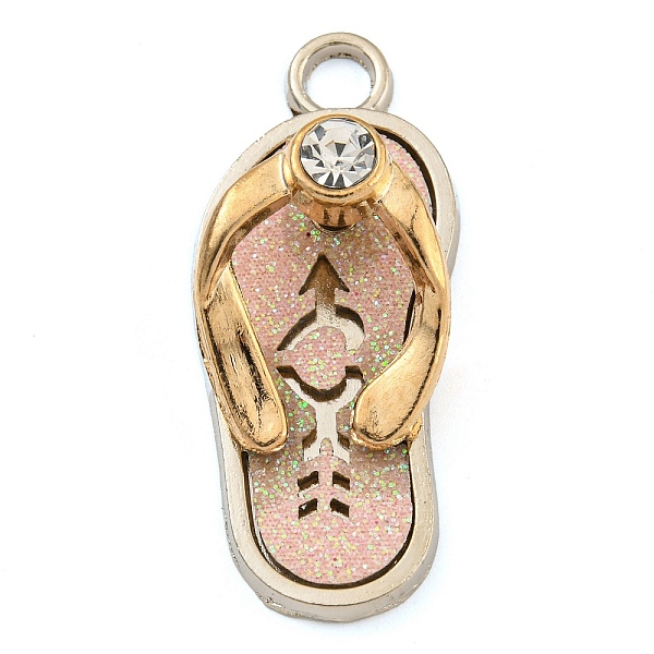 PandaHall Alloy Pendants, with PU Leather, Rhinestone and Glitter Powder, Shoes, Cadmium Free & Lead Free, Pink, 37.5x16x11mm, Hole: 4mm...
PandaHall Alloy Pendants, with PU Leather, Rhinestone and Glitter Powder, Shoes, Cadmium Free & Lead Free, Pink, 37.5x16x11mm, Hole: 4mm...