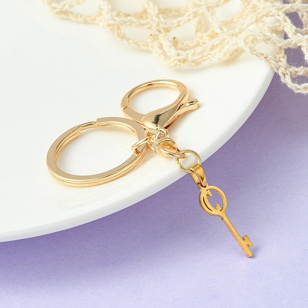 PandaHall 304 Stainless Steel Initial Letter Key Charm Keychains, with Alloy Clasp, Golden, Letter C, 8.8cm Stainless Steel Letter C
PandaHall 304 Stainless Steel Initial Letter Key Charm Keychains, with Alloy Clasp, Golden, Letter C, 8.8cm Stainless Steel Letter C