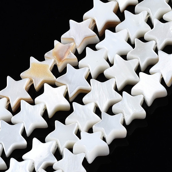 PandaHall Natural Freshwater Shell Beads Strands, Star, Seashell Color, 7x7x2mm, Hole: 1mm, about 72~76pcs/strand, 14.96~15.16 inch...
PandaHall Natural Freshwater Shell Beads Strands, Star, Seashell Color, 7x7x2mm, Hole: 1mm, about 72~76pcs/strand, 14.96~15.16 inch...