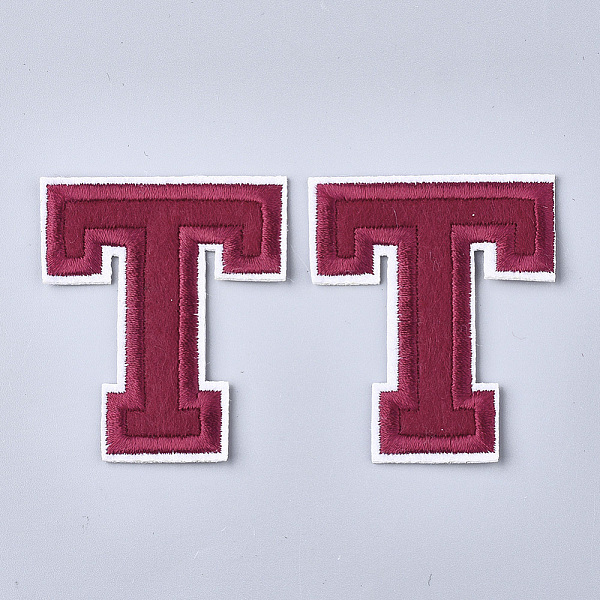 PandaHall Computerized Embroidery Cloth Iron On Patches, Costume Accessories, Appliques, Letter, Letter.T, 55.5x47x2mm Cloth Letter Red
PandaHall Computerized Embroidery Cloth Iron On Patches, Costume Accessories, Appliques, Letter, Letter.T, 55.5x47x2mm Cloth Letter Red
