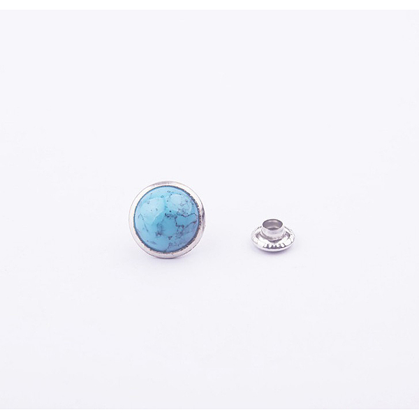 PandaHall Turquoise Rivet Studs, with Stainless and Aluminum Findings, For Purse, Bags, Boots, Leather Crafts Decoration, Platinum, Sky Blue...
PandaHall Turquoise Rivet Studs, with Stainless and Aluminum Findings, For Purse, Bags, Boots, Leather Crafts Decoration, Platinum, Sky Blue...