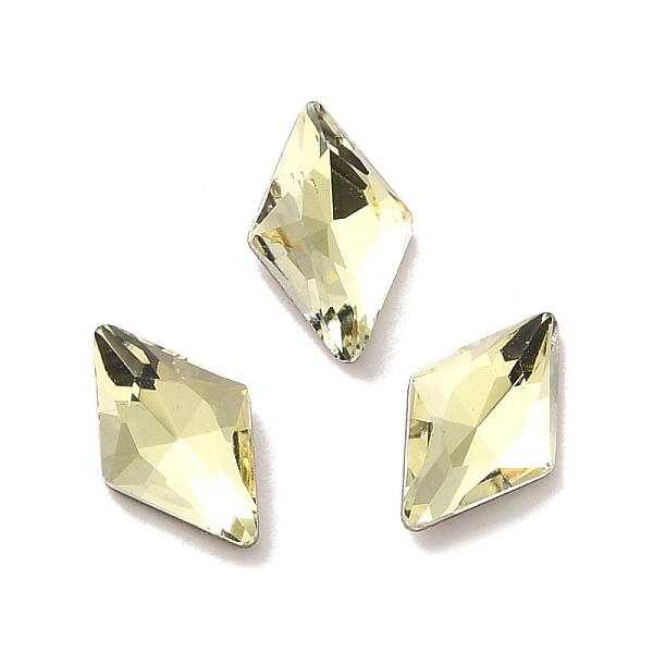 PandaHall Glass Rhinestone Cabochons, Point Back & Back Plated, Faceted, Rhombus, Jonquil, 8x5x2mm Glass Rhinestone Rhombus Yellow
PandaHall Glass Rhinestone Cabochons, Point Back & Back Plated, Faceted, Rhombus, Jonquil, 8x5x2mm Glass Rhinestone Rhombus Yellow