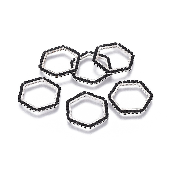 PandaHall MIYUKI & TOHO Handmade Japanese Seed Beads, with 304 Stainless Steel Link Rings, Loom Pattern, Hexagon, Silver, Black...
PandaHall MIYUKI & TOHO Handmade Japanese Seed Beads, with 304 Stainless Steel Link Rings, Loom Pattern, Hexagon, Silver, Black...