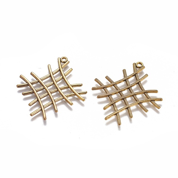 PandaHall Tibetan Style Alloy Big Pendants, Cadmium Free & Lead Free, Antique Golden, 54x48x3mm, Hole: 2mm Alloy Rhombus
PandaHall Tibetan Style Alloy Big Pendants, Cadmium Free & Lead Free, Antique Golden, 54x48x3mm, Hole: 2mm Alloy Rhombus