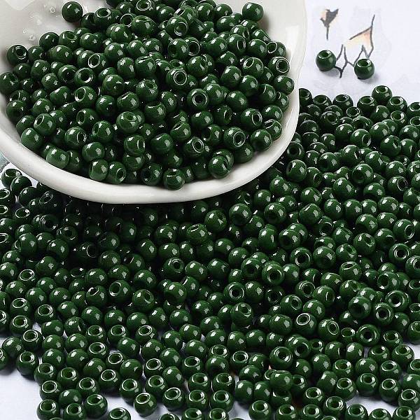 PandaHall Baking Paint Glass Seed Beads, Round, Dark Slate Gray, 4x3mm, Hole: 1.2mm, about 7650pcs/pound Glass
PandaHall Baking Paint Glass Seed Beads, Round, Dark Slate Gray, 4x3mm, Hole: 1.2mm, about 7650pcs/pound Glass