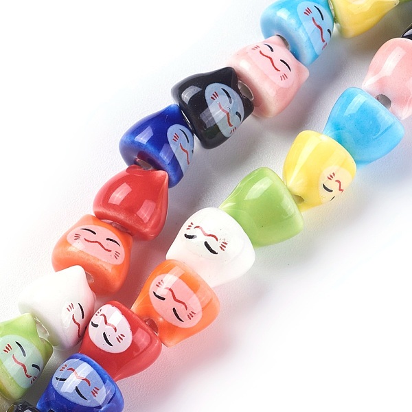 PandaHall Handmade Kitten Printed Porcelain Beads, Cat Head, Mixed Color, 8~9x9~10x9~10mm, Hole: 1.8mm, about 40pcs/strand, 13.38 inch(34cm)..., Multicolor
PandaHall Handmade Kitten Printed Porcelain Beads, Cat Head, Mixed Color, 8~9x9~10x9~10mm, Hole: 1.8mm, about 40pcs/strand, 13.38 inch(34cm)..., Multicolor