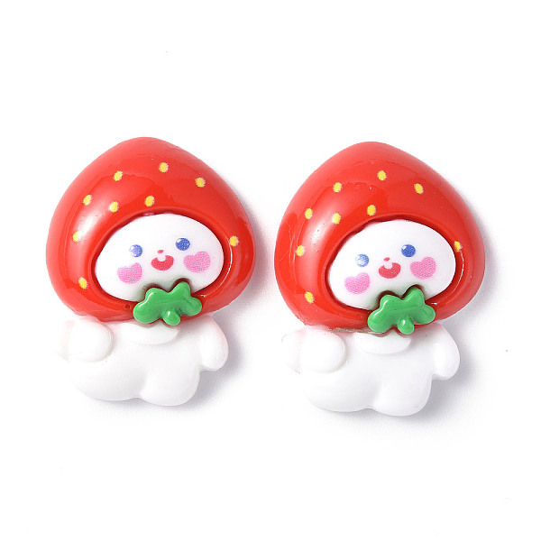 PandaHall Opaque Resin Cabochons, Animal with Strawberry Headwear, Rabbit Pattern, 30x22.5x9mm Resin Rabbit
PandaHall Opaque Resin Cabochons, Animal with Strawberry Headwear, Rabbit Pattern, 30x22.5x9mm Resin Rabbit