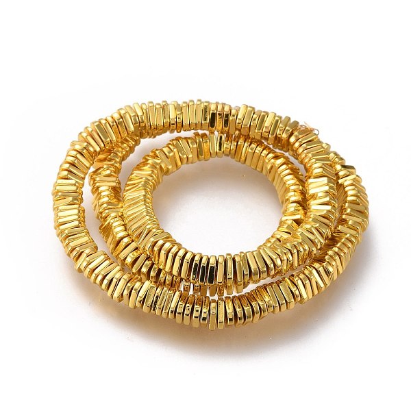 PandaHall Electroplated Non-magnetic Synthetic Hematite Beads Strands, Long-Lasting Plated, Triangle, Golden Plated, 5.5x6x1mm, Hole: 1mm...
PandaHall Electroplated Non-magnetic Synthetic Hematite Beads Strands, Long-Lasting Plated, Triangle, Golden Plated, 5.5x6x1mm, Hole: 1mm...