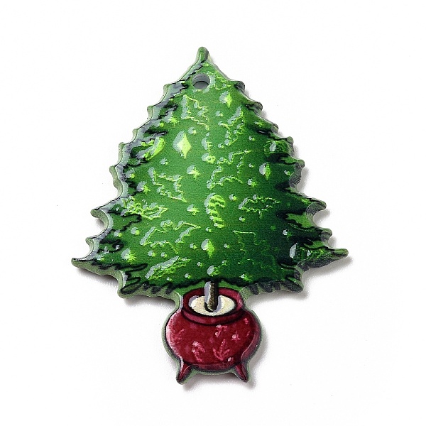 PandaHall Printed Acrylic Pendants, for Christmas, Christmas Tree Pattern, 40x30x2mm, Hole: 1.8mm Acrylic Christmas Tree Green
PandaHall Printed Acrylic Pendants, for Christmas, Christmas Tree Pattern, 40x30x2mm, Hole: 1.8mm Acrylic Christmas Tree Green