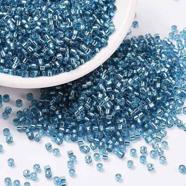 PandaHall Cylinder Seed Beads, Silver Lined, Round Hole, Uniform Size, Steel Blue, 2x1.5mm, Hole: 0.8mm, about 888pcs/10g Glass
PandaHall Cylinder Seed Beads, Silver Lined, Round Hole, Uniform Size, Steel Blue, 2x1.5mm, Hole: 0.8mm, about 888pcs/10g Glass