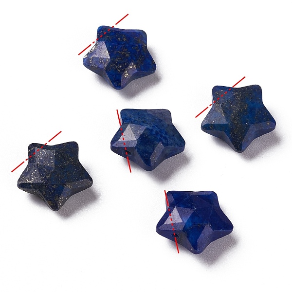 PandaHall Natural Lapis Lazuli Charms, Star, Faceted, 13~13.5x14~14.5x6~6.5mm, Hole: 0.8mm Lapis Lazuli Star
PandaHall Natural Lapis Lazuli Charms, Star, Faceted, 13~13.5x14~14.5x6~6.5mm, Hole: 0.8mm Lapis Lazuli Star
