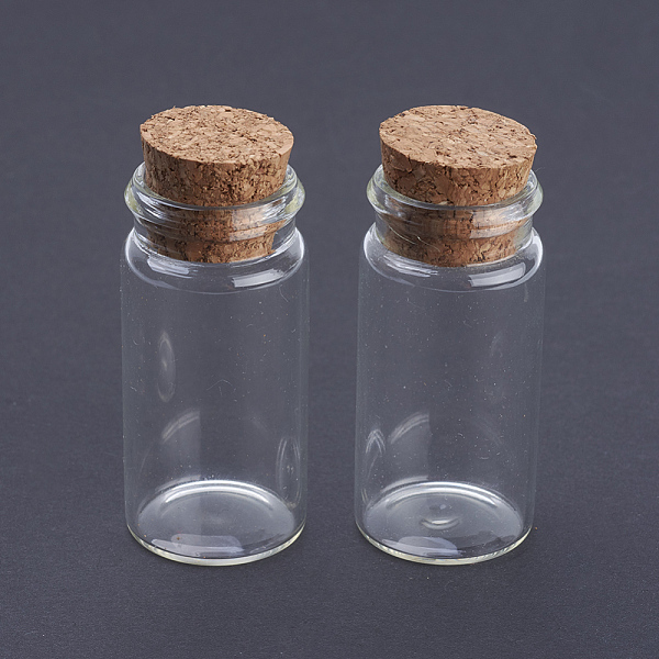 PandaHall Glass Wishing Bottle, Bead Containers, with Cork Stopper, Clear, 55x24mm, Bottleneck: 20.5mm in diameter, Capactiy: 12ml(0.4 fl....
PandaHall Glass Wishing Bottle, Bead Containers, with Cork Stopper, Clear, 55x24mm, Bottleneck: 20.5mm in diameter, Capactiy: 12ml(0.4 fl....
