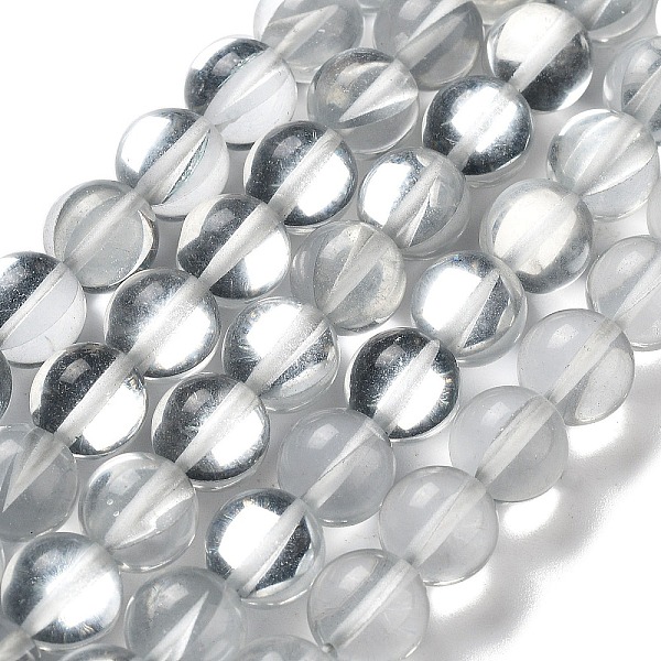 PandaHall Synthetic Moonstone Beads Strands, Round, Clear, 10mm, Hole: 1mm, about 19pcs/strand, 7.48 inch(19cm) Moonstone Round Clear
PandaHall Synthetic Moonstone Beads Strands, Round, Clear, 10mm, Hole: 1mm, about 19pcs/strand, 7.48 inch(19cm) Moonstone Round Clear